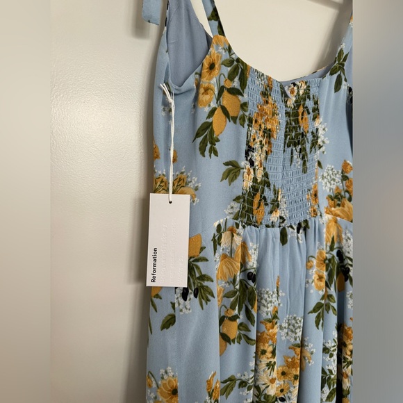 Reformation NWT Besse Midi Dress in Amalfi size 4 - Picture 6 of 11